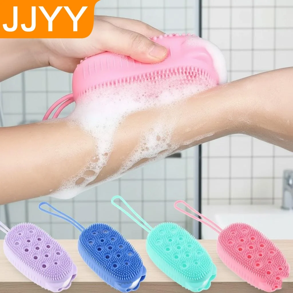 Silicone Body Scrub Brush with Gel Dispenser 1 Silicone Body Scrub Brush with Gel Dispenser