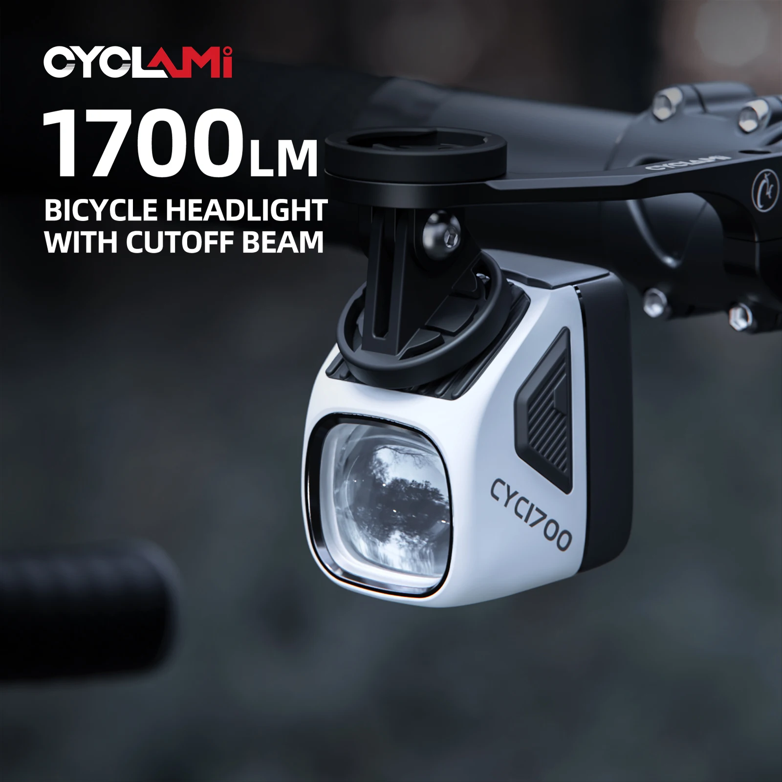 CYCLAMI CYC1700 Bike Headlight 1700 Lumens 2 CYCLAMI CYC1700 Bike Headlight 1700 Lumens - Image 2