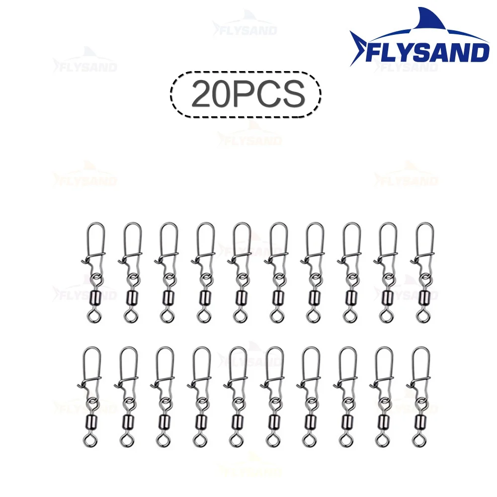 Stainless Steel Pike Fishing Swivels Set 6 Stainless Steel Pike Fishing Swivels Set - Image 6