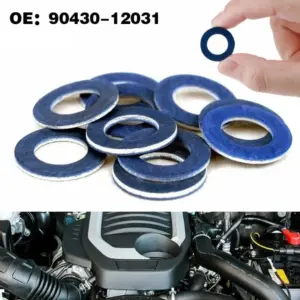 Blue Oil Drain Plug Gasket Set for Toyota & Lexus 13 S1cfa31c69e3c47ba89f48be8b89ab6f01