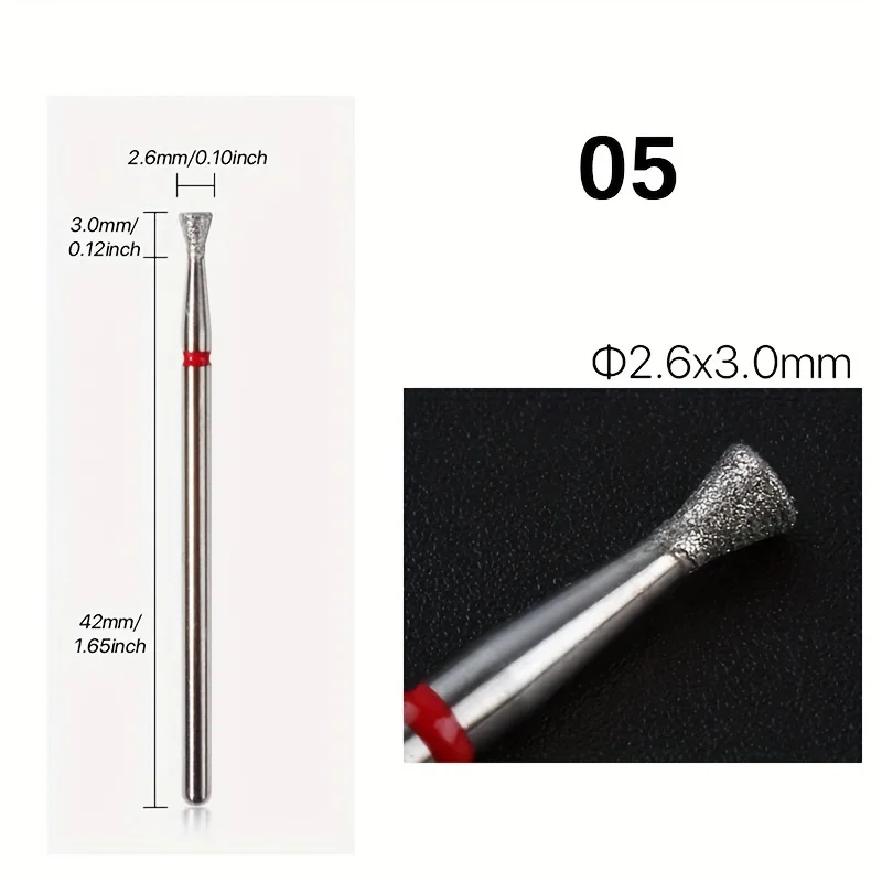 Professional Tungsten Carbide Nail Drill Bit Set 7 Professional Tungsten Carbide Nail Drill Bit Set - Image 7