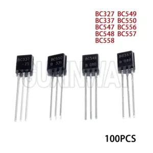 100-Pack TO-92 Transistor Kit for Electronics