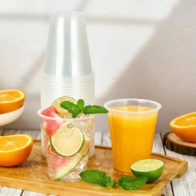 Disposable Transparent Plastic Cups (50/100 pcs) 4 Disposable Transparent Plastic Cups (50/100 pcs) - Image 4