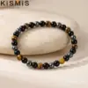 Obsidian Beaded Bracelet for Men and Women