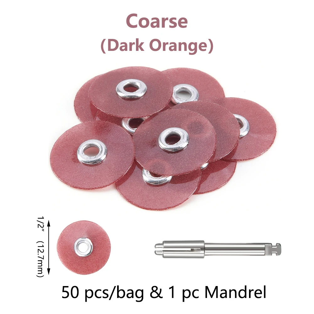 Color-Coded Dental Polishing Discs 50-Pack 6 Color-Coded Dental Polishing Discs 50-Pack - Image 6