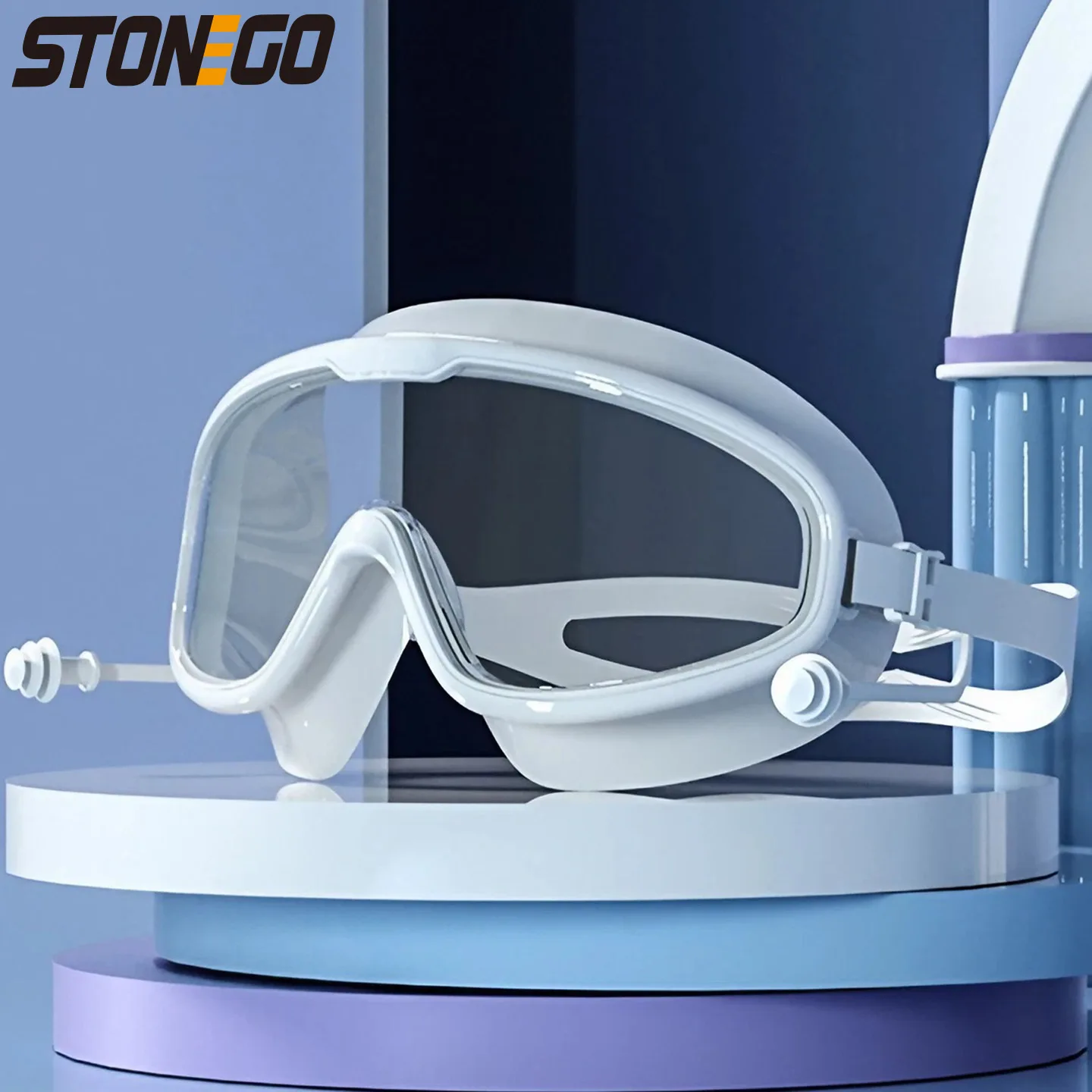 Large Frame Professional Swim Goggles for Adults 1 Large Frame Professional Swim Goggles for Adults