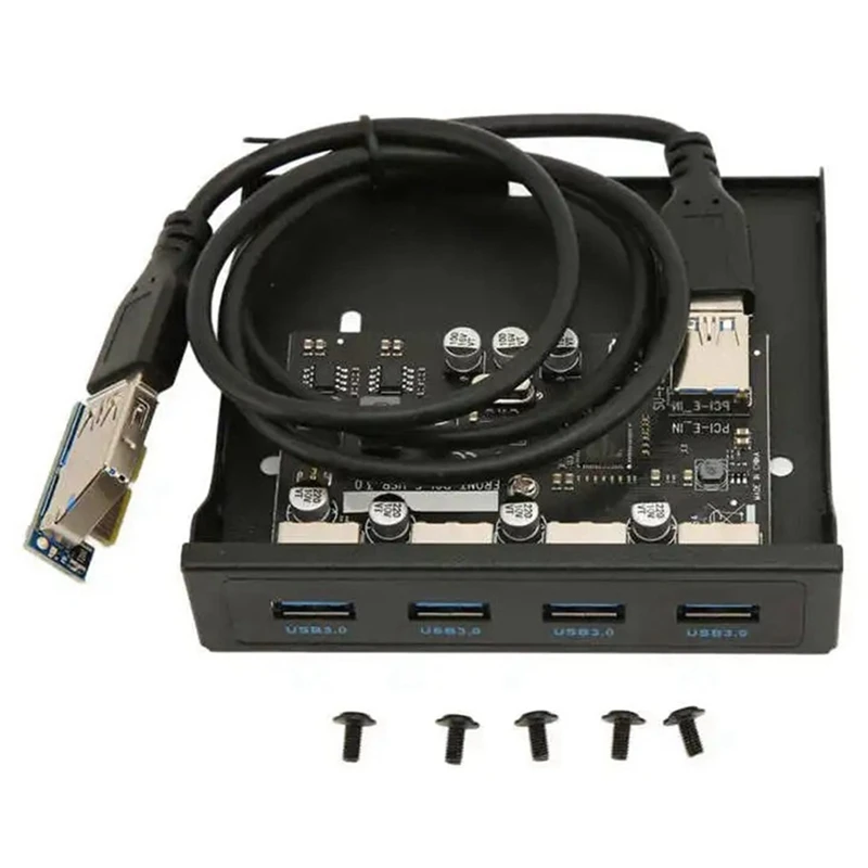 USB Front Panel with 4 USB 3.0 Ports for PC 2 USB Front Panel with 4 USB 3.0 Ports for PC - Image 2