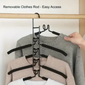 Heavy-Duty Multi-Layer Metal Clothes Hanger 12 S1f2073b286614c3c8b2578721684b0efI