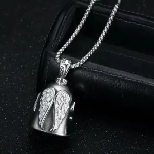 Titanium Motorcycle Bell Keychain with Embossed Wings 11 S1f63e5da62ee4a99b44f991320e1aaaaN