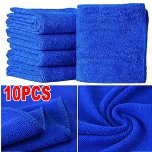 Blue Microfiber Cleaning Towel Set (30x30 cm) 18 S1fb7bbe3ed664e2abe98df0163213dc6p