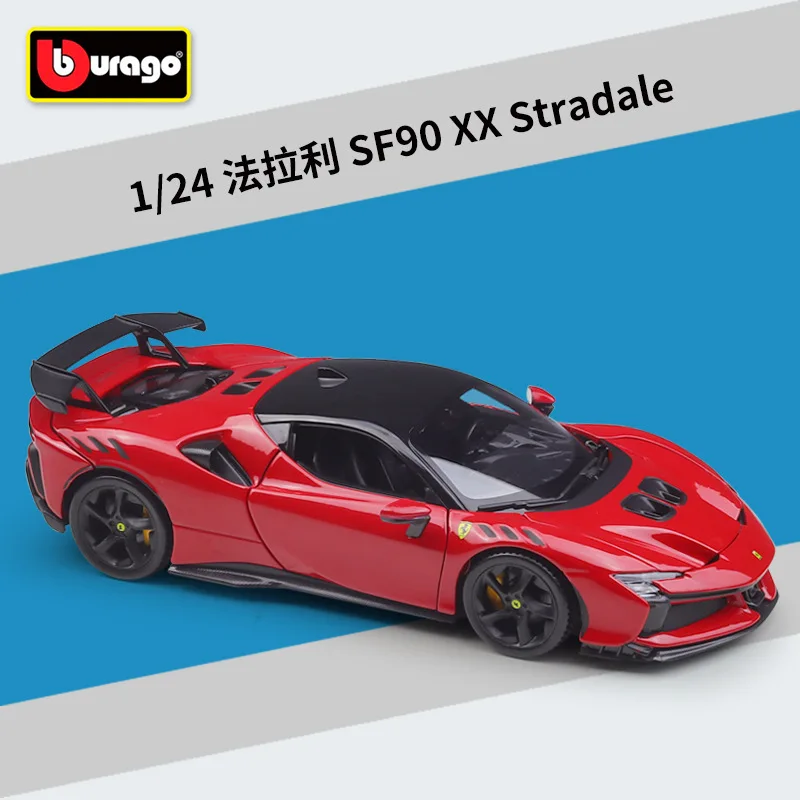 Ferrari SF90 XX Stradale 1:24 Diecast Model 7 Ferrari SF90 XX Stradale 1:24 Diecast Model - Image 7
