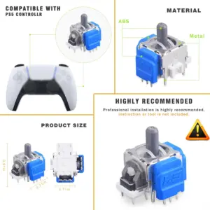 Electromagnetic Hall Effect Joystick Set for Gaming 12 S20ebf1293111454baa2a8f975112aae1F