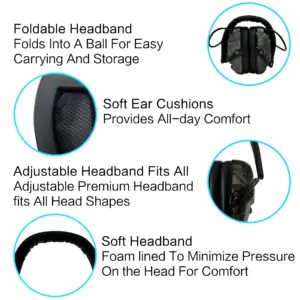 Foldable Tactical Electronic Ear Muffs with Noise Reduction 13 S2112fbd0fd774d04a01284ecb08c6096b