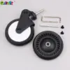 Black Rubber Wheel for Strollers - Multiple Sizes