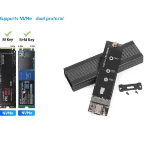 Transparent M.2 SSD Enclosure with USB 3.2 11 S2150c1a5a9804e7f980846823c9b3516o