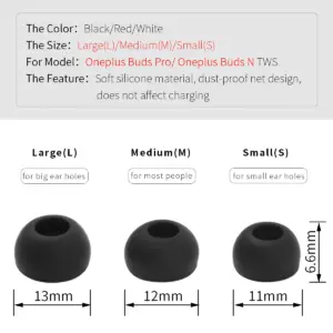 Silicone Ear Tips for OnePlus Buds Pro & N 8 S21ad2349cdde450881d96125b776b9c1Z