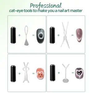 Stainless Steel Nail Art Magnet Kit 9 S21c209ffd14a4a5cb9c69175ce159d0d5