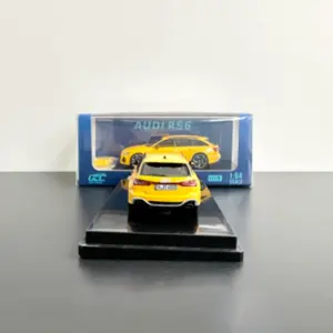 Vibrant Yellow Resin RS6 Avant Model 1/64 Scale 9 S227c73d8f6224381a38b72856c01baaft