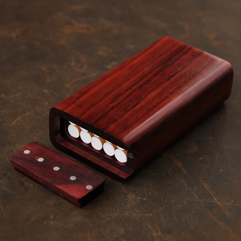 Rosewood Cigarette Case with Customizable Engraving 2 Rosewood Cigarette Case with Customizable Engraving - Image 2