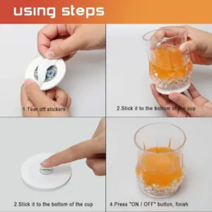 LED Light-Up Coaster Set for Vibrant Drinks 10 S229e261876db461894860809ea6c518d7