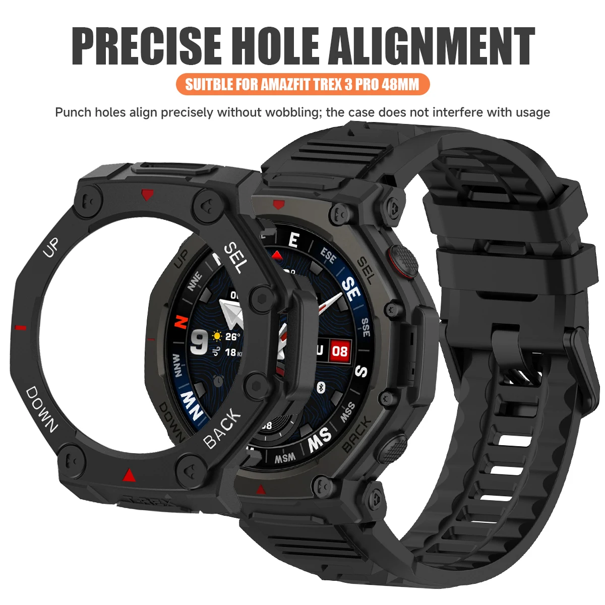 Amazfit T-Rex 3Pro Rugged Protective Case 2 Amazfit T-Rex 3Pro Rugged Protective Case - Image 2