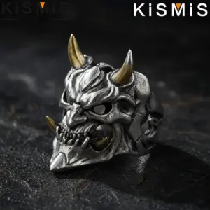 Stainless Steel Devil Skull Ring for Men 7 S23ad433c0bda43da92b55cc39e5c5d44s