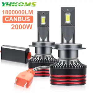 2000W High-Power LED Headlights for Cars