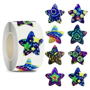 Vibrant Glitter Star Stickers Pack (50/500 pcs) 18 S24108e30672c4d93b83375ee57aaff10L