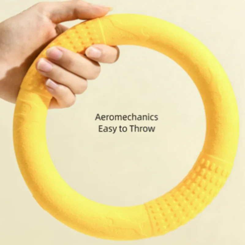 Vibrant Orange Water-Float Dog Ring Toy 6 Vibrant Orange Water-Float Dog Ring Toy - Image 6