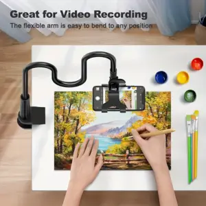 Adjustable Clip Phone Holder Stand 14 S24a1dd953e1a4a9c8a365402789e94b8Q