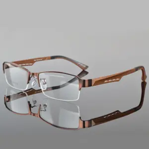Stainless Steel Men’s Eyeglasses Frame RS050 10 S24e07f10961e41e5b1946b4e53843cb4S