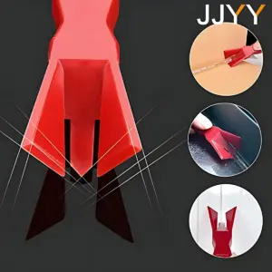 Red Plastic Residue Scraper Set for Precision Removal 8 S2524a5da1eac4f74b1ca2426d92973d0F