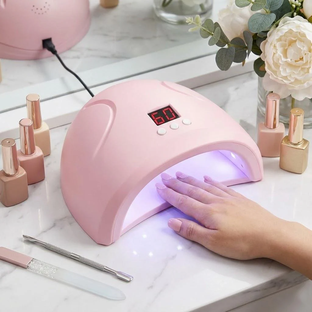 Pink UV LED Nail Dryer 36W with Infrared Sensor 7 Pink UV LED Nail Dryer 36W with Infrared Sensor - Image 7