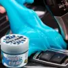 Bright Blue Reusable Cleaning Gel for Cars and Electronics