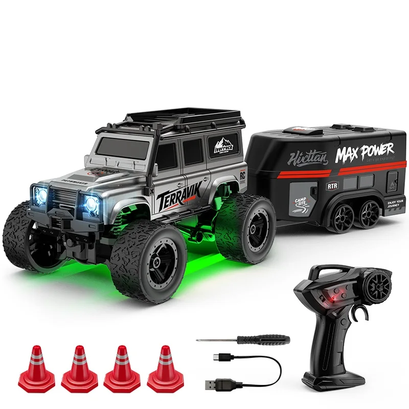 Mini Off-Road RC Truck with Trailer 8 Mini Off-Road RC Truck with Trailer - Image 8