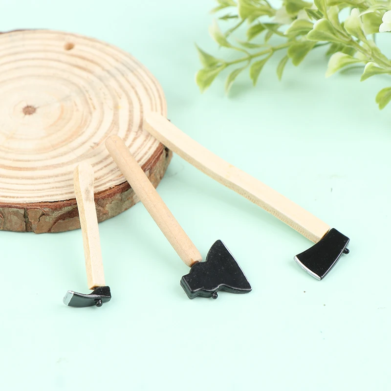 Rustic Miniature Dollhouse Tools Set - 3 Pieces 5 Rustic Miniature Dollhouse Tools Set - 3 Pieces - Image 5