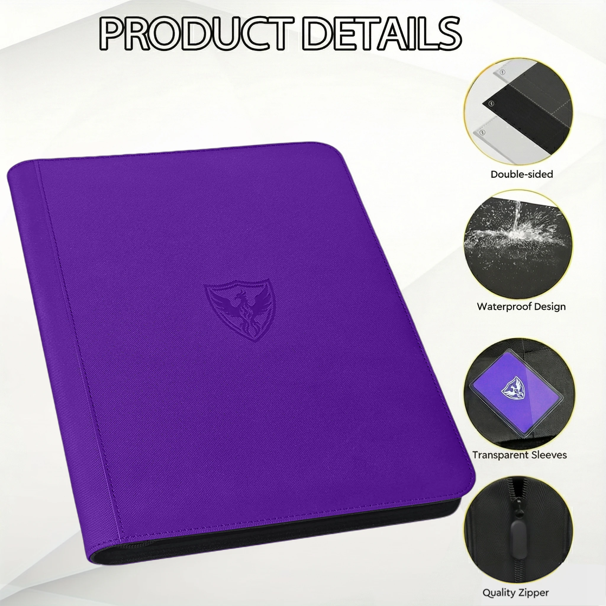 12-Pocket Trading Card Binder in Multiple Colors 5 12-Pocket Trading Card Binder in Multiple Colors - Image 5