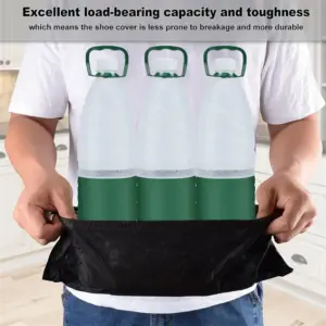 Black Disposable Shoe Covers 15.7x5.9 in, Pack of 100 13 S25e72e360e854e9dbc10dce43ae85fadV