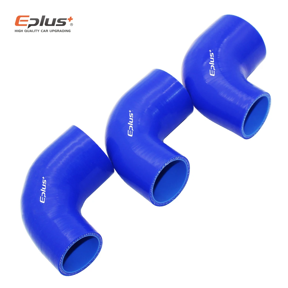 Blue Silicone Turbo Intake Pipe Connector 90° Elbow 6 Blue Silicone Turbo Intake Pipe Connector 90° Elbow - Image 6