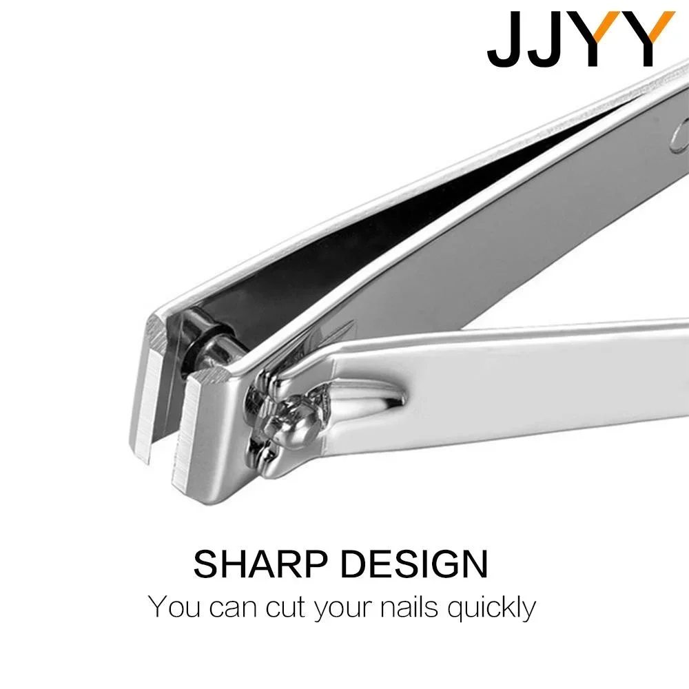 Stainless Steel Nail Clipper with Ring Handle 2 Stainless Steel Nail Clipper with Ring Handle - Image 2