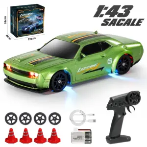LKCOMO 1:43 Blue RC Car with 4WD and Gyroscope 18 S267062bd0887401c80c2c6790347955fY