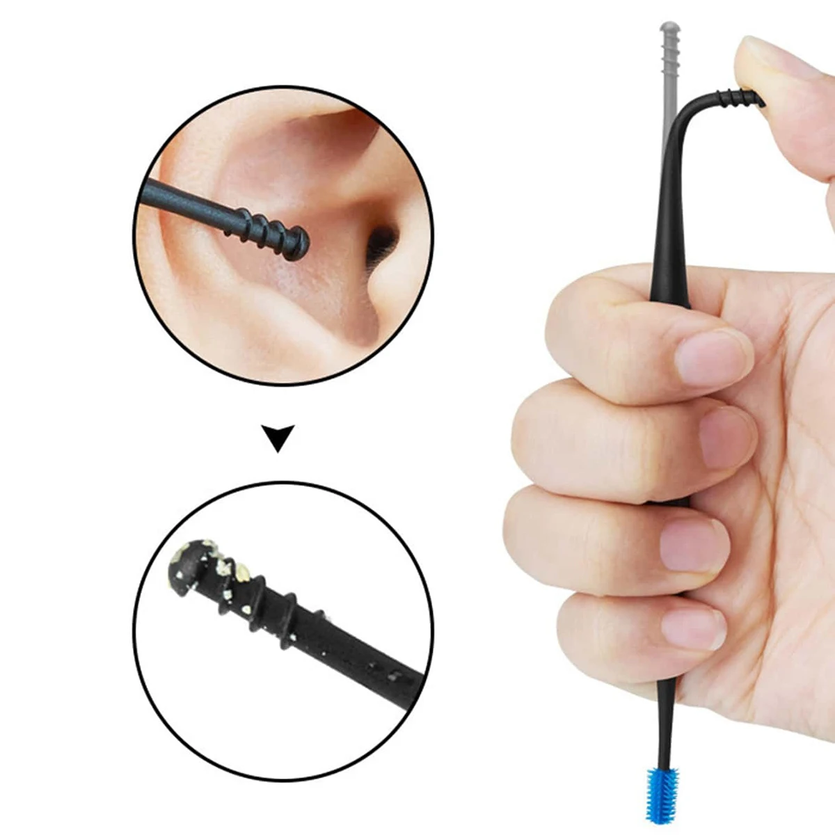 Reusable Silicone Ear Cleaning Tool Set 5 Reusable Silicone Ear Cleaning Tool Set - Image 5