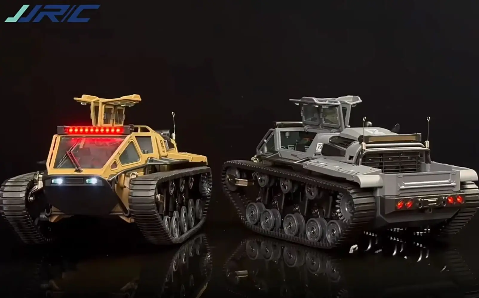 2.4G Remote-Controlled Off-Road Tank in Grey or Yellow 4 2.4G Remote-Controlled Off-Road Tank in Grey or Yellow - Image 4