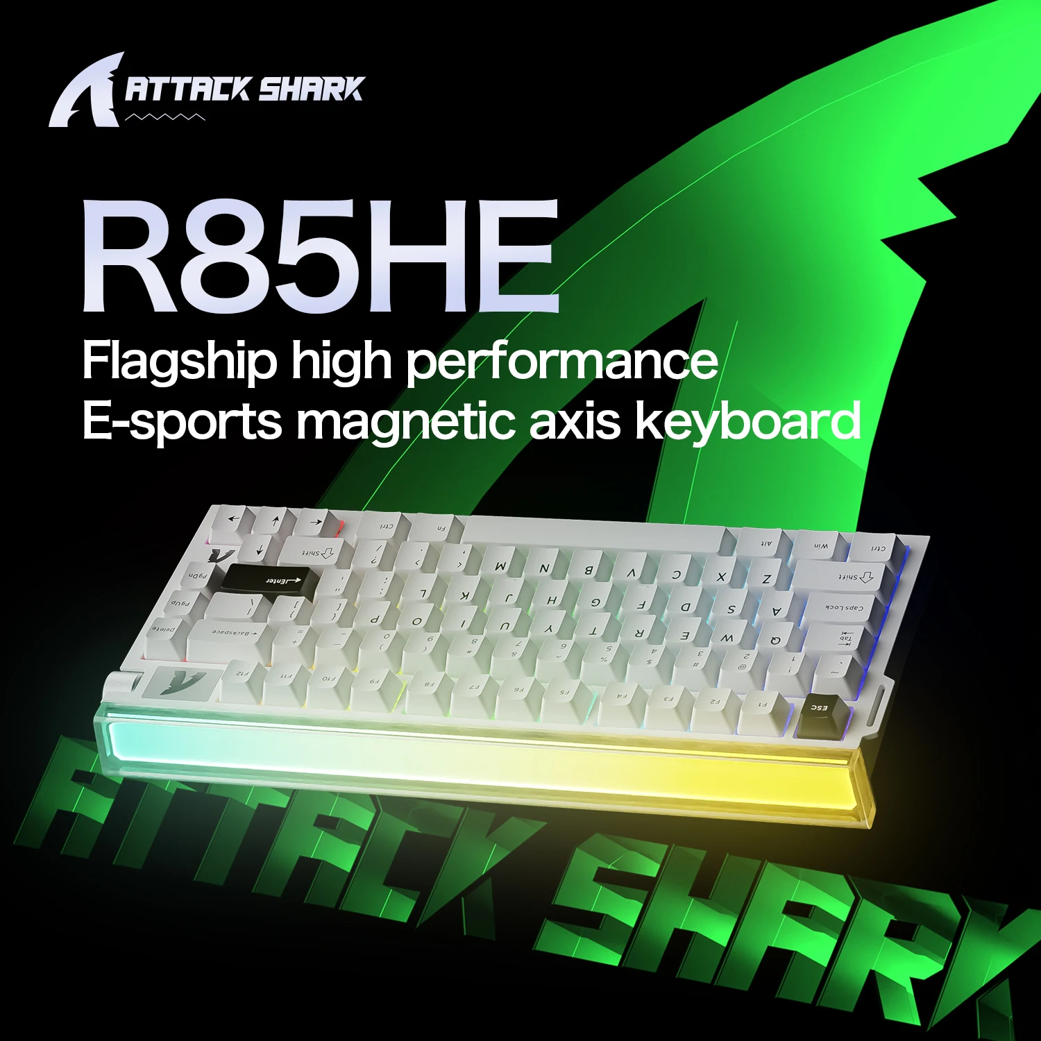 Attack Shark R85 HE Wired Mechanical Keyboard 2 Attack Shark R85 HE Wired Mechanical Keyboard - Image 2