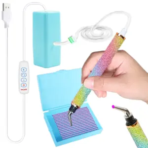 Sparkling Rainbow Gradient Diamond Art Pen Set