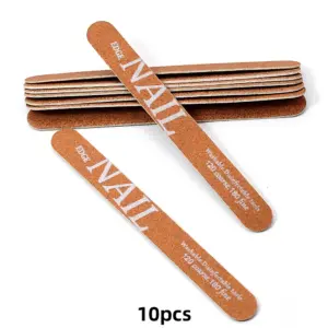 Professional Brown Wooden Nail Files Set 14 S278e01fb26dd4516b7f87ecfbe89d790y