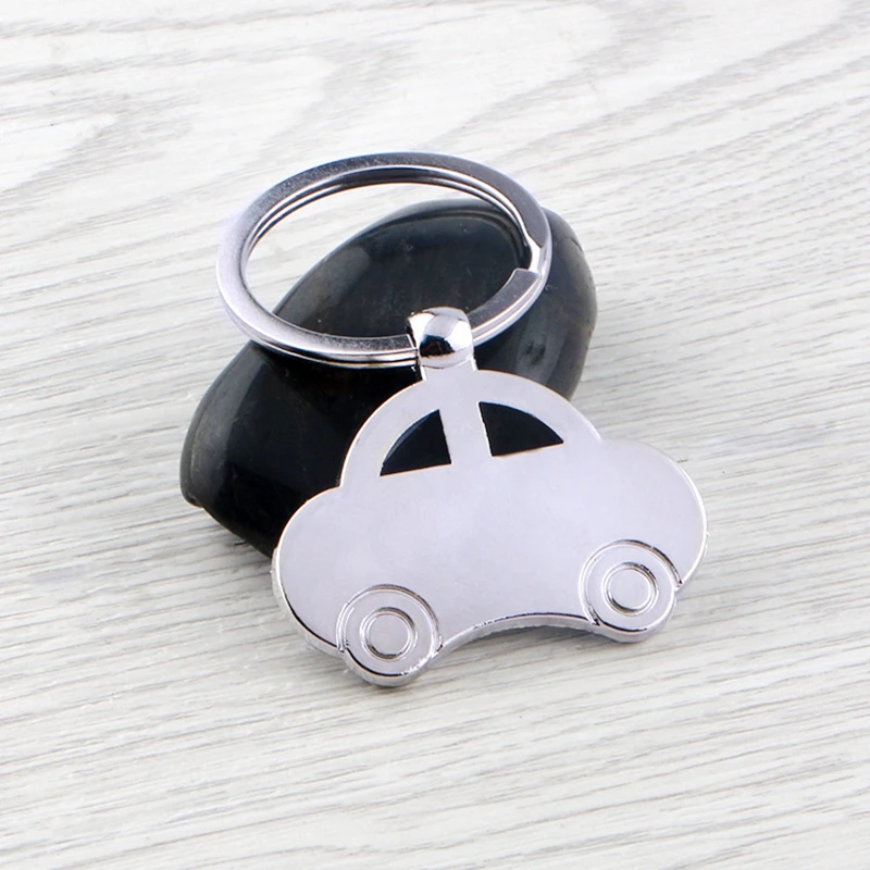 Rhodium Beetle Car Keychain 5 Rhodium Beetle Car Keychain - Image 5