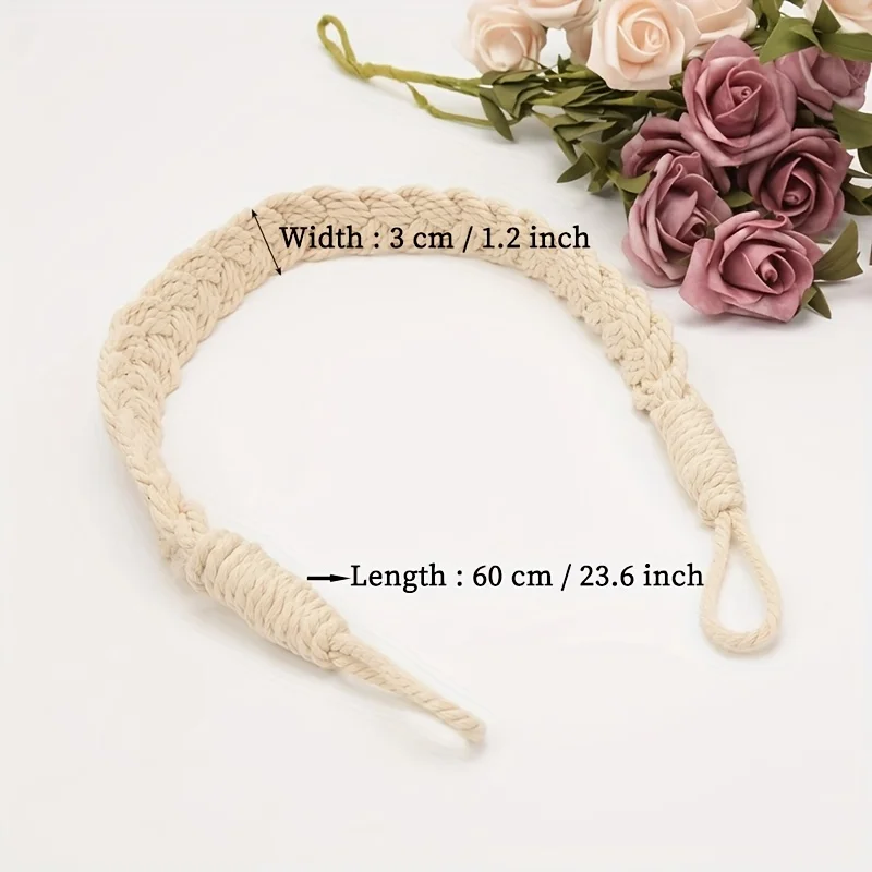 Japanese Hemp Rope Curtain Ties Set of Two 3 Japanese Hemp Rope Curtain Ties Set of Two - Image 3