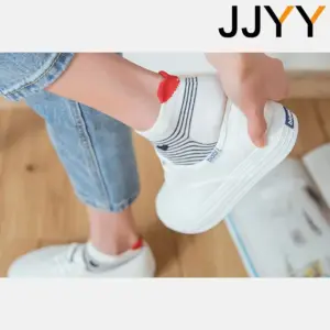 Heart Pattern Ankle Socks for Women 13 S28000ecf9e6f4942a9277f2618ffad89Q