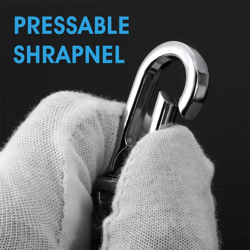 Metal Carabiner Keychains Set of Four 4 Metal Carabiner Keychains Set of Four - Image 4